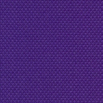 Purple woven texture with repetitive circular nodes, exhibiting a matte finish and dense, uniform surface suitable for upholstery applications.